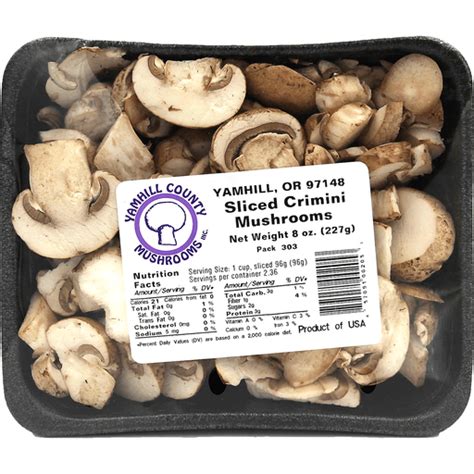 Sliced Crimini Mushrooms 8 Oz Mushrooms Roths