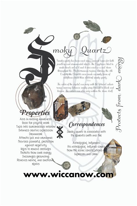 Smoky Quartz Is A Total Powerhouse Of Energy Use It Before Spell Or