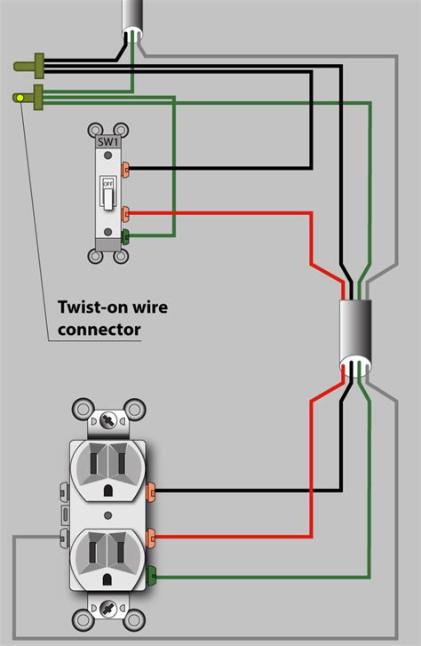 Light Switch To Outlet Wiring