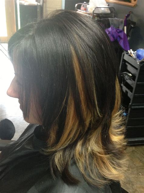 Blonde Hair With Brown Underlayer