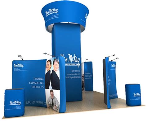 Blimp Square Tower Display Trade Show Tower Stands Exhibit Banner