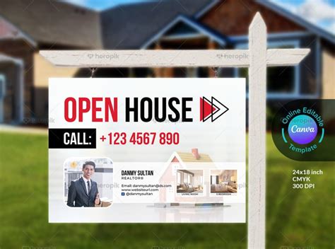 Open House Sign In Sheet Design Canva Template Heropik Free And