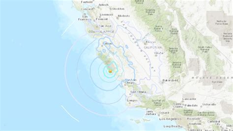 Pair Of Earthquakes Rattle Californias Central Coast Nbc Bay Area