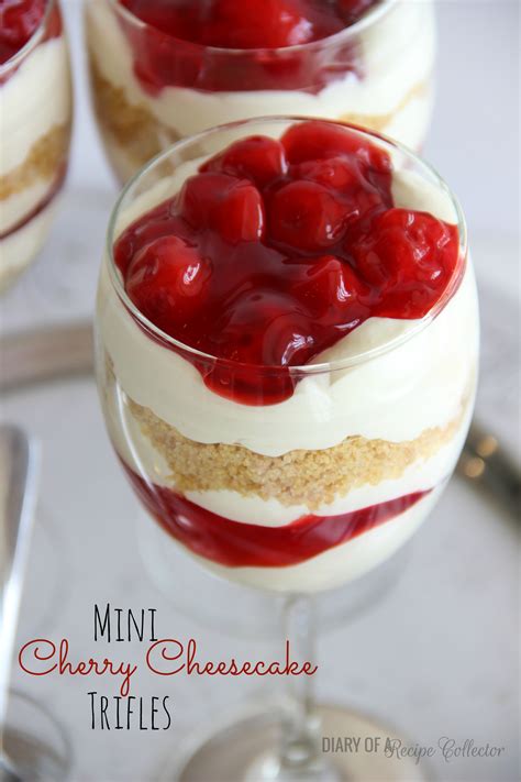 Maybe you would like to learn more about one of these? Mini Cherry Cheesecake Trifles - Diary of A Recipe Collector