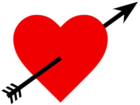 Arrow Through Heart Clipart Best