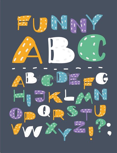 Hand Drawn Abc English Capital Letters Set Vector Image Hot Sex Picture