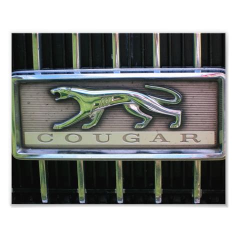 1960s Mercury Cougar Grill Emblem Photo Print