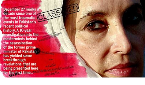 Who Killed Benazir Bhutto Pakistan Dawncom
