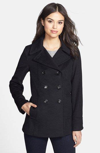Calvin Klein Double Breasted Peacoat Nordstrom Double Breasted Pea