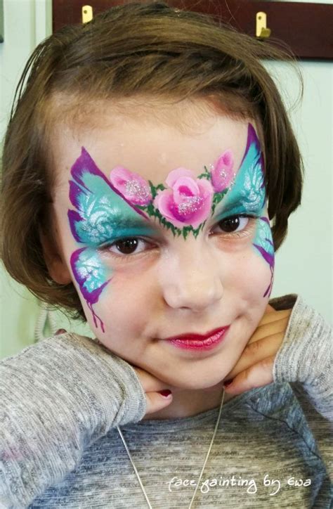 Face Painting By Ewa ‹ Log In Face Painting Butterfly Face Paint