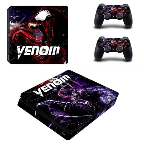 Venom Ps4 Slim Skin Decal For Console And Controllers