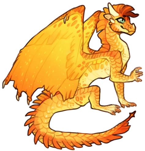 A Sunny By Spookapi Wings Of Fire Dragons Wings Of Fire Fire Art