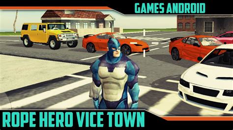 تحميل لعبة Rope Hero Vice Town V2018 الشبيهة بgta
