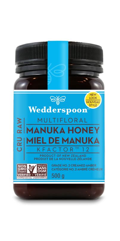 Buy Wedderspoon 100 Raw Premium Manuka Honey KFactor 12 At Well Ca