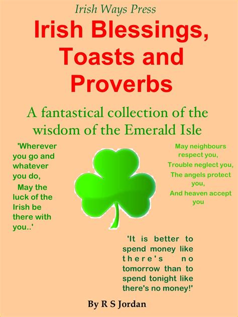 Irish Blessings Toasts And Proverbs Ebook Jordan R S