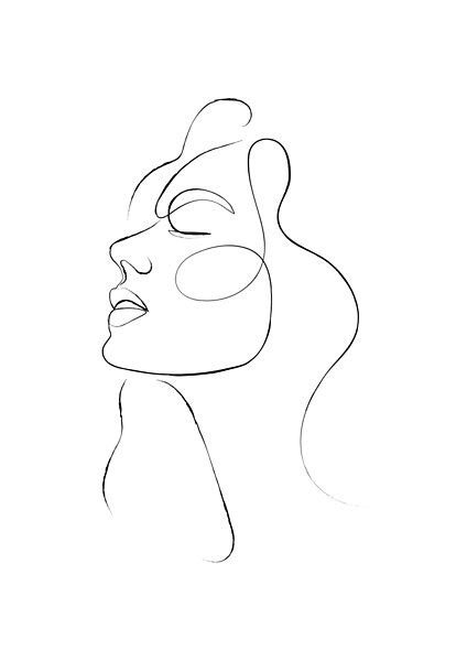 Abstract Face Art Abstract Lines Abstract Drawings Art Drawings