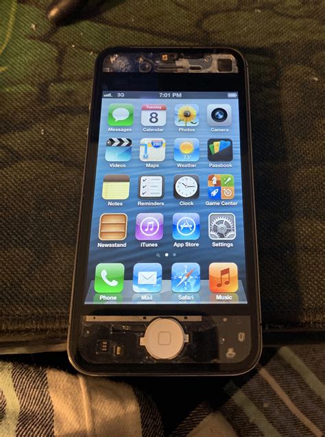 Made the front transparent on a iPhone 4 (CDMA version if you were ...