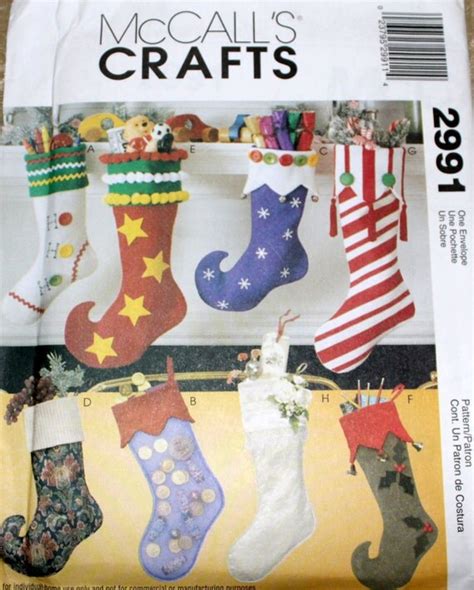 Christmas Stocking Sewing Pattern Mccalls By Jacobandchloesllc
