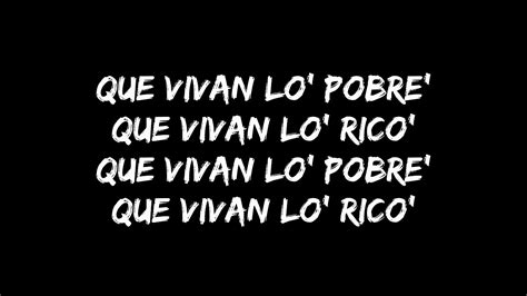 EL ALFA EL JEFE X ROCHY RD LOS POBRES Y LOS RICOS LETRA YouTube