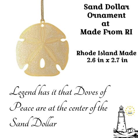 Sand Dollars Containers Of The Doves Of Peace At Made From Ri Made