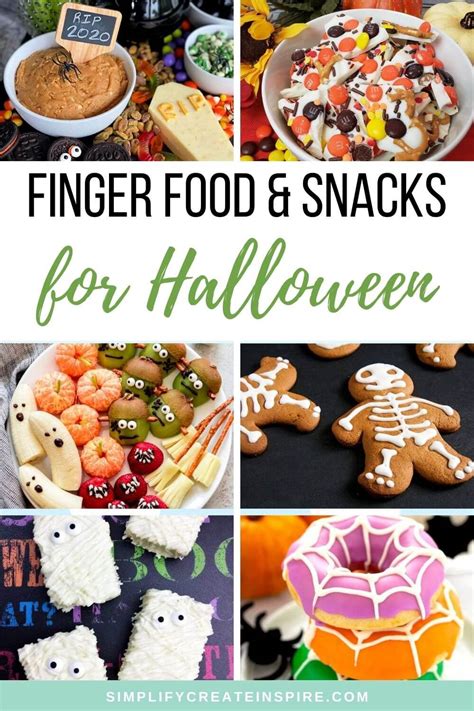 50 Easy Halloween Party Finger Foods Treats And Appetiser Ideas