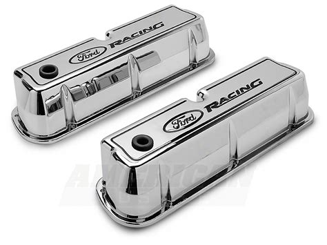 Ford Racing Chrome Aluminum Mustang Valve Covers 289302351w M 6582