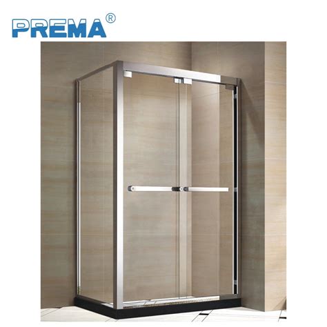 Rectangular Shaped Show Enclosuretempered Glass Stainless Steel Frame