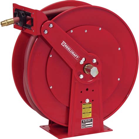 Reelcraft Spring Retractable Hose Reel — With 1in X 50ft Pvc Hose