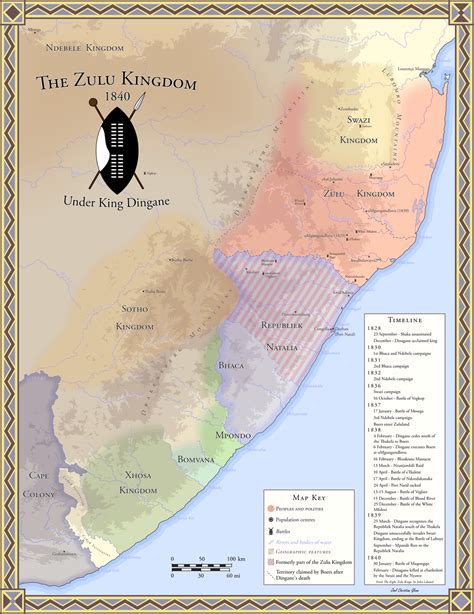 The Zulu Kingdom Under King Dingane 1840 Rmapporn