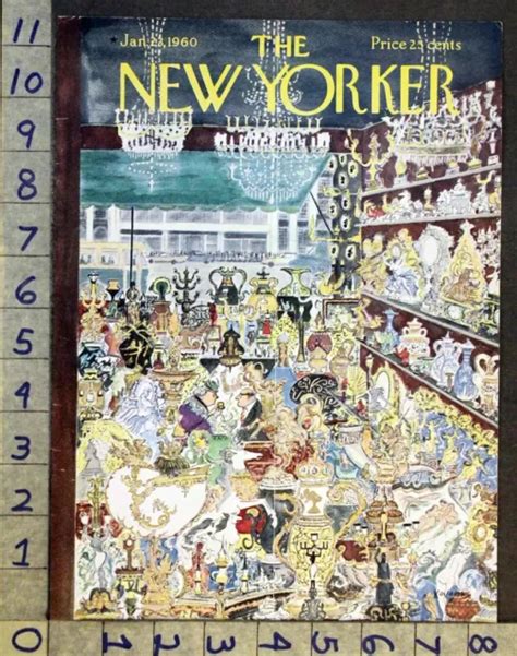 1960 Antique Vintage Heirloom Store Anatol Kovarsky Art New Yorker