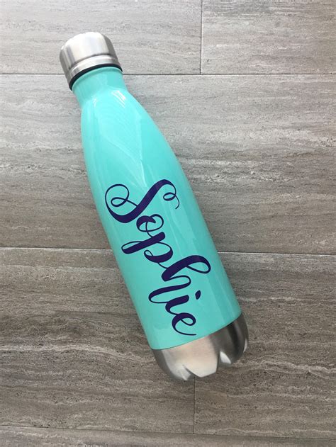 Personalized Water Bottle Stainless Steel Water Bottle Monogrammed