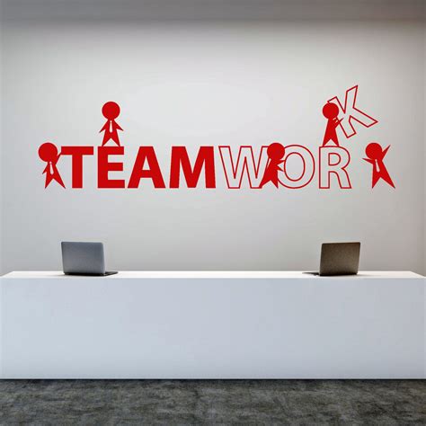 Vinyl Wall Decal Office Worker Style Teamwork Cartoon People Stickers