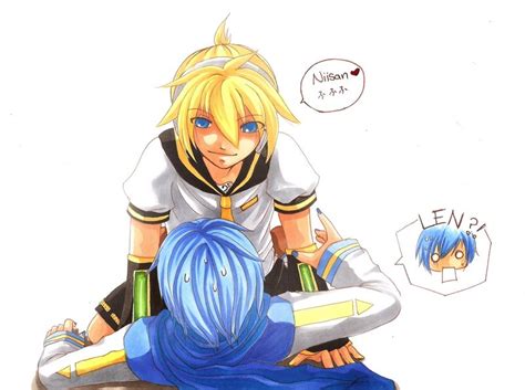 Kaito X Kagamine Len From Vocaloid Kaito Vocaloid Anime