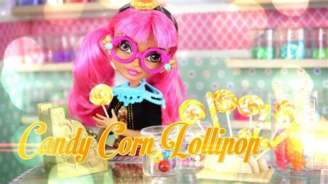 How To Make A Doll Candy Corn Lollipop Doll Crafts Doll Crafts