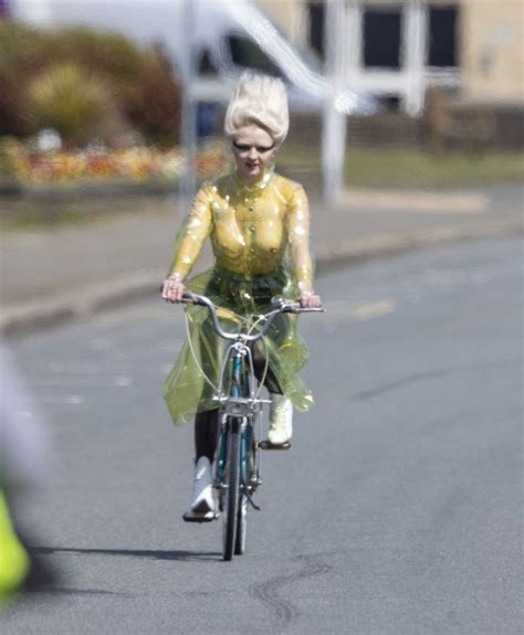 Free Maisie Williams Rides Bike On Set Of New Sex Pistols Tv Series