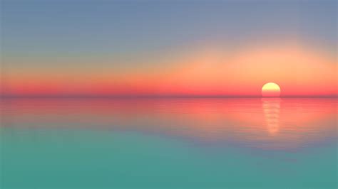 1600x900 Gradient Calm Sunset 1600x900 Resolution Wallpaper Hd Nature