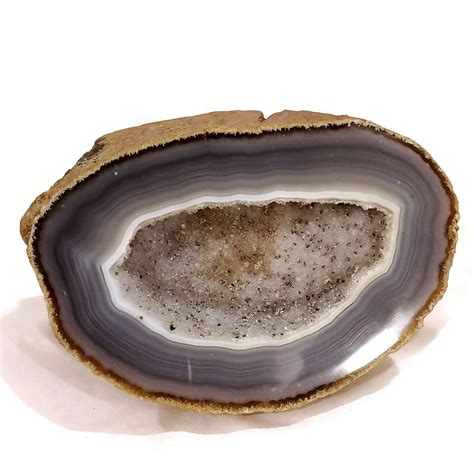 Natural Raw Agate Geode Cave Druzy Agate Cave With Crystal Etsy