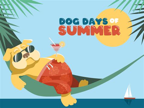 Dog Days Of Summer By Veronika Karpenko On Dribbble