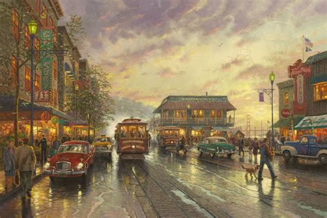 Paintings Of San Francisco Thomas Kinkade Carmel Monterey And Placerville