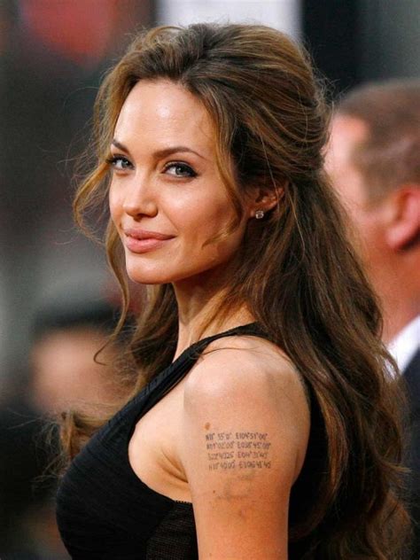 Cool Angelina Jolie Text Tattoo On Left Hand Tattoomagz › Tattoo Designs Ink Works Body