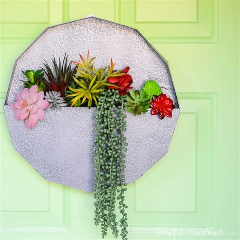 Easy Succulent Wall Planter Craft Houseful Of Handmade