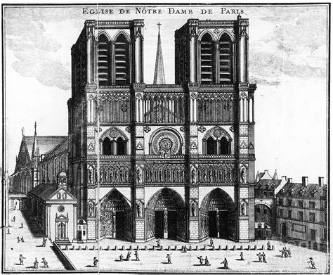Paris Notre Dame 1600s Photograph By Granger
