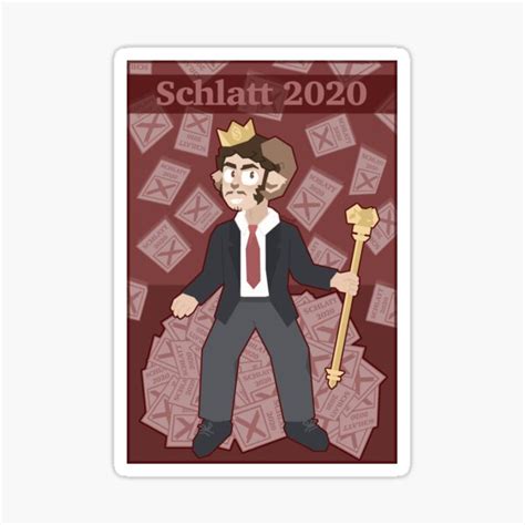 Vote Schlatt 2020 Poster Sticker For Sale By Snorg3 Redbubble