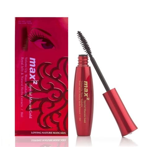 Lashart Max2 Special Mascara Gold Water Based Oil Free Eyelash Extension Wearer Aftercare