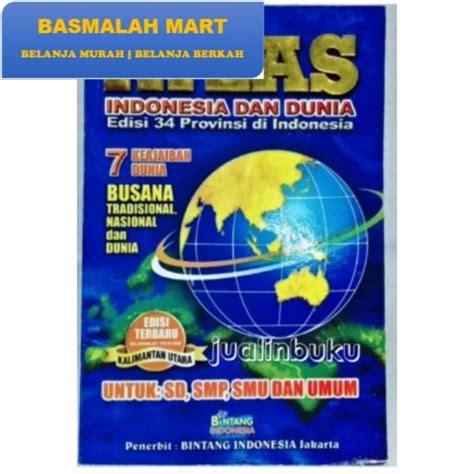 Jual Buku Atlas Indonesia Dan Dunia Edisi Provinsi Di Indonesia