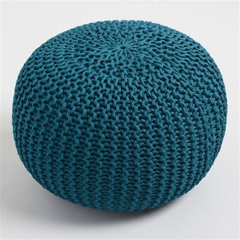 Find tripadvisor traveler reviews of the best mechanicsburg restaurants with outdoor seating and search by price, location, and more. Round Dark Teal Knit Indoor Outdoor Pouf | Outdoor pouf ...