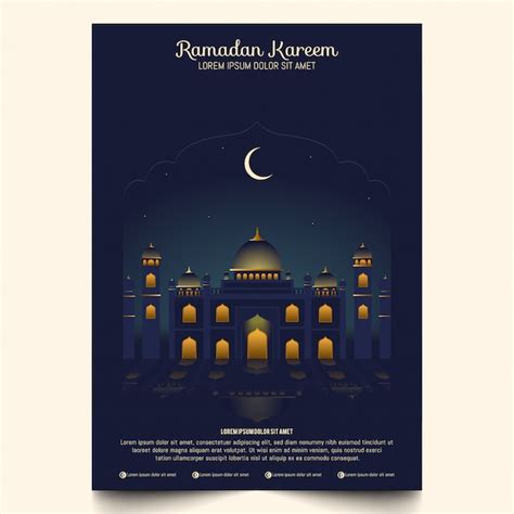 Premium Vector Ramadan Poster Design
