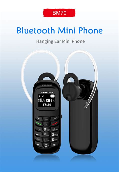 L8star Bm70 Mini Mobile Phones Wireless Handfree Earphone Cellphone