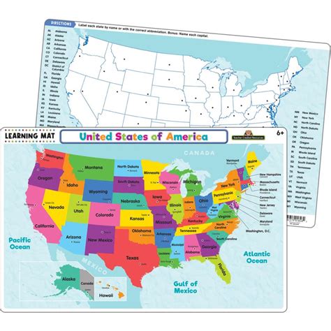 Knowledge Tree Teacher Created Resources United States Of America Map