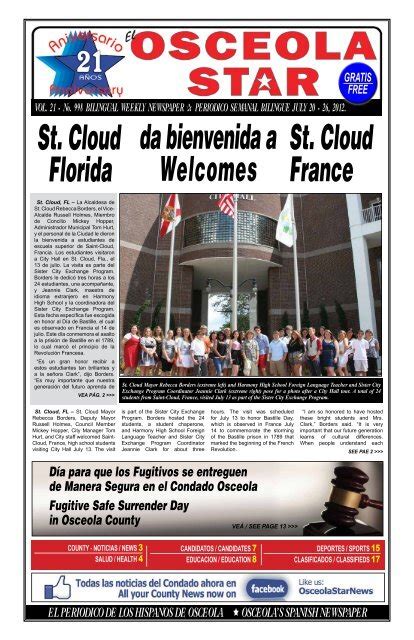 St Cloud El Osceola Star Newspaper